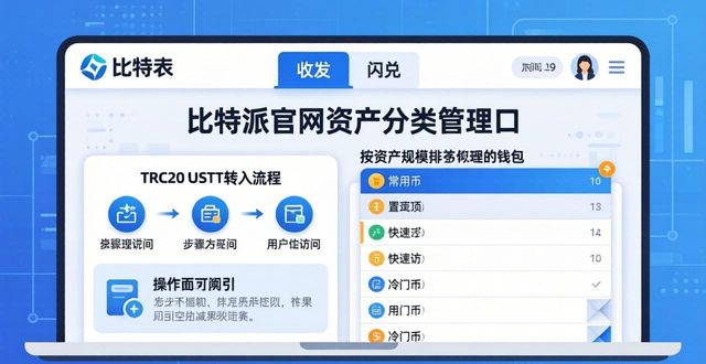 比特派官方网址_比特派官方网站上的资产分类与管理_比特派是什么东西